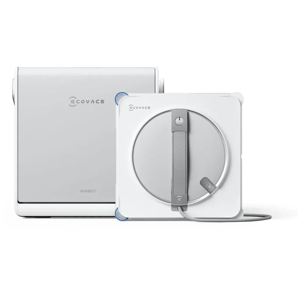 WINBOT W2S OMNI Robot Lave-Vitres avec station de rangement. Nettoyage Intelligent Bord à Bord