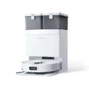 DEEBOT T30C Aspirateur Robot Laveur Blanc Poils d’Animaux (Puissant, Tapis, Vidage)